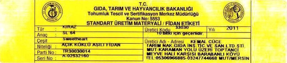 sweethearthkirazsertifikası